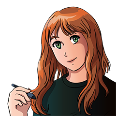 Sarah with Wacom pen